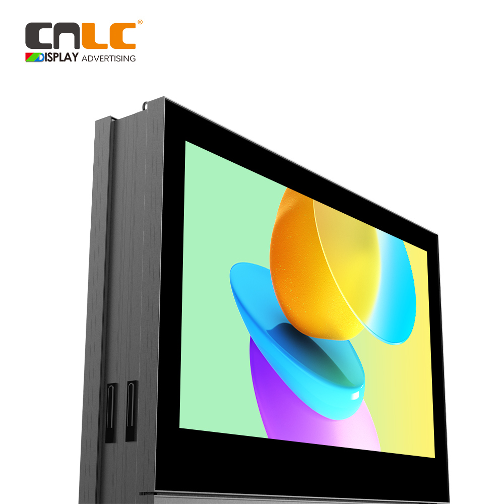 Écran LCD extérieur IP65 pour la publicité avec structure en aluminium 3000cd/m²