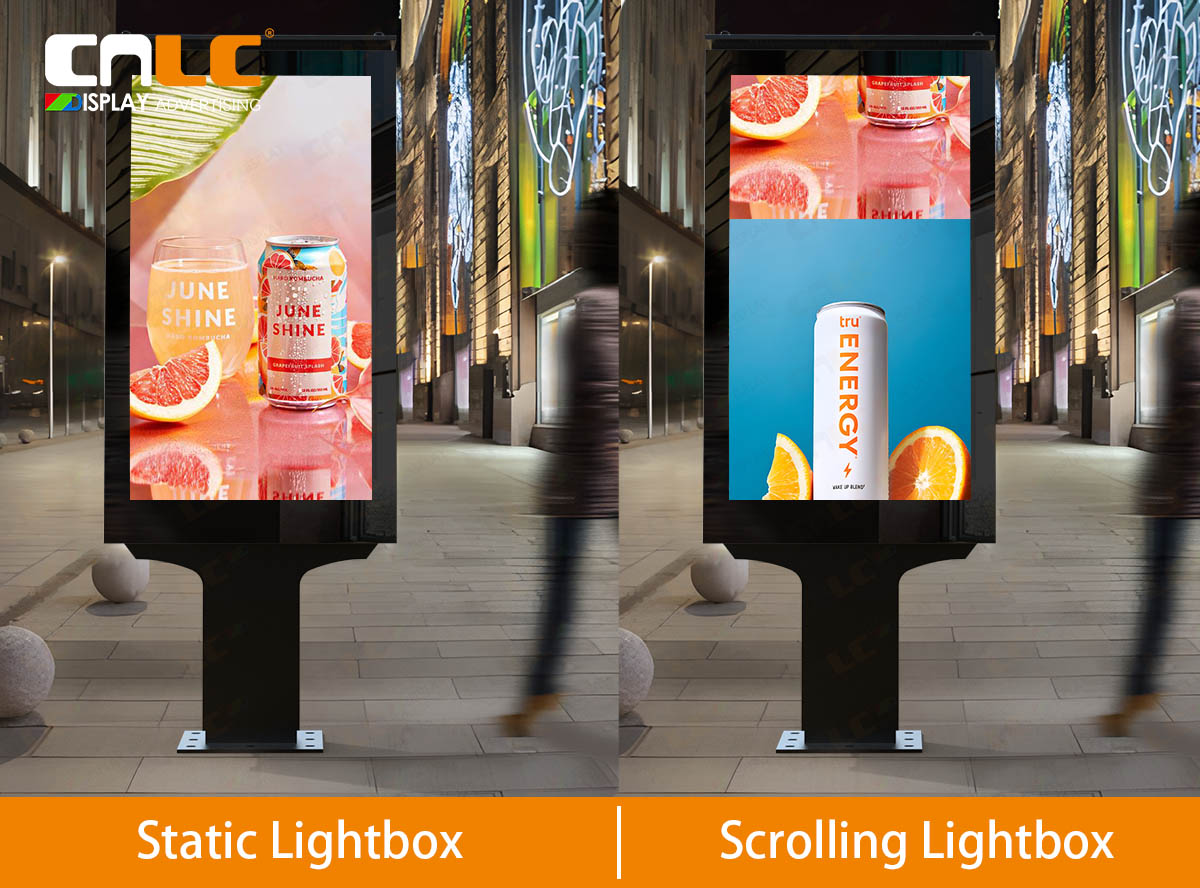  Double-Sided Outdoor Advertising Display
