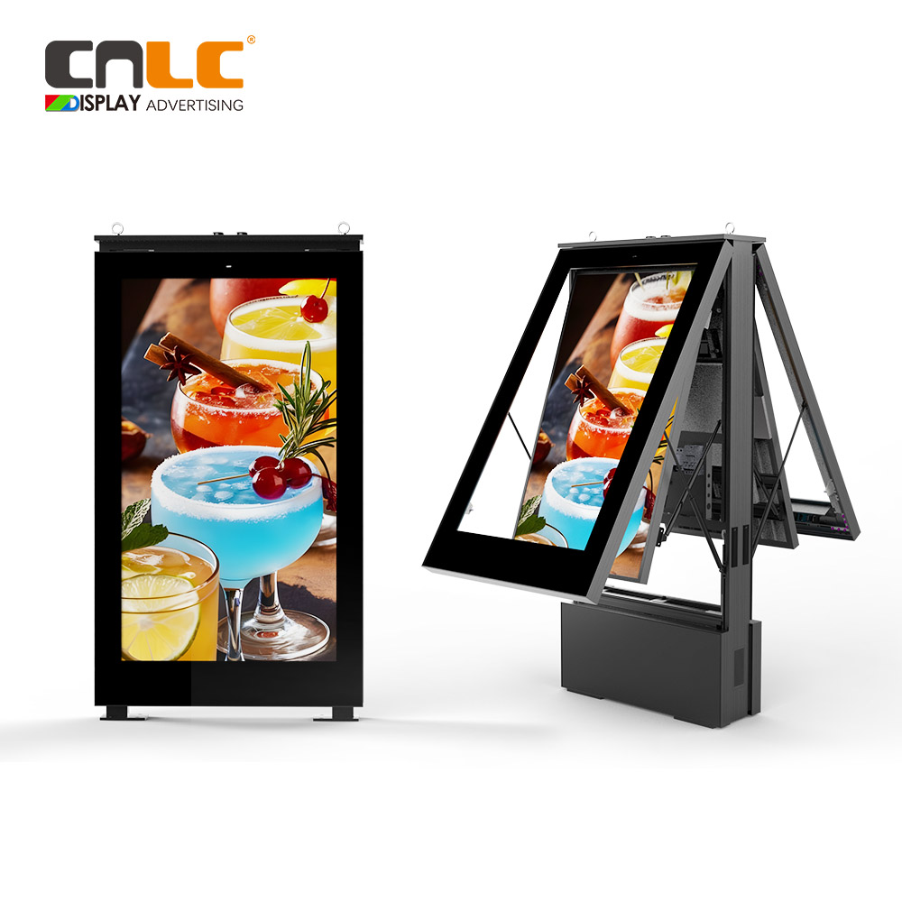 Écran LCD d&#39;extérieur haute luminosité 3 500 nits avec boîtier en aluminium et dissipation thermique