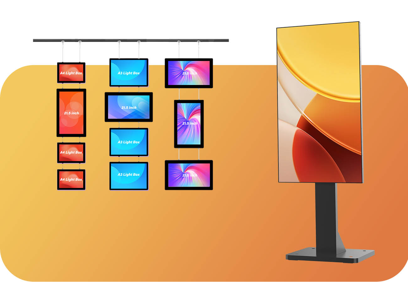 Affichage numérique LCD d'intérieur
