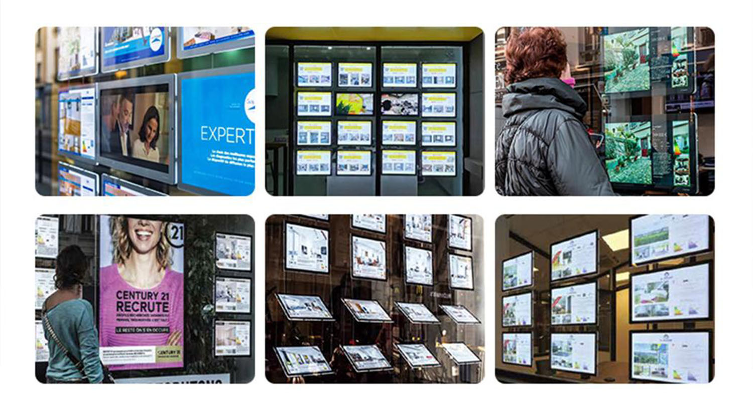 Digital menu board for retail