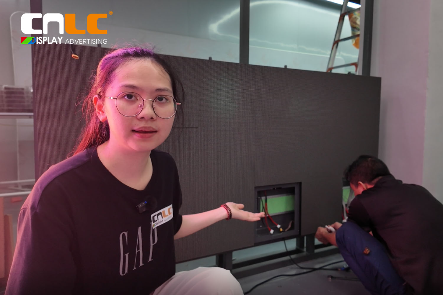 Armoire LED fixe légère en aluminium de 4,5 kg | Affichage sans joint et durable