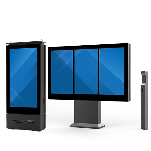 Affichage publicitaire LCD extérieur