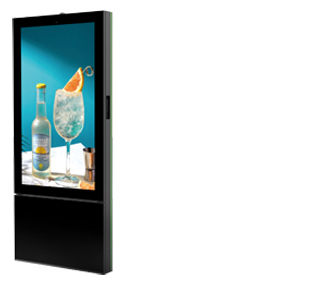 Totem LCD intérieur haute luminosité