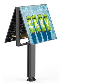 Grand panneau publicitaire LED