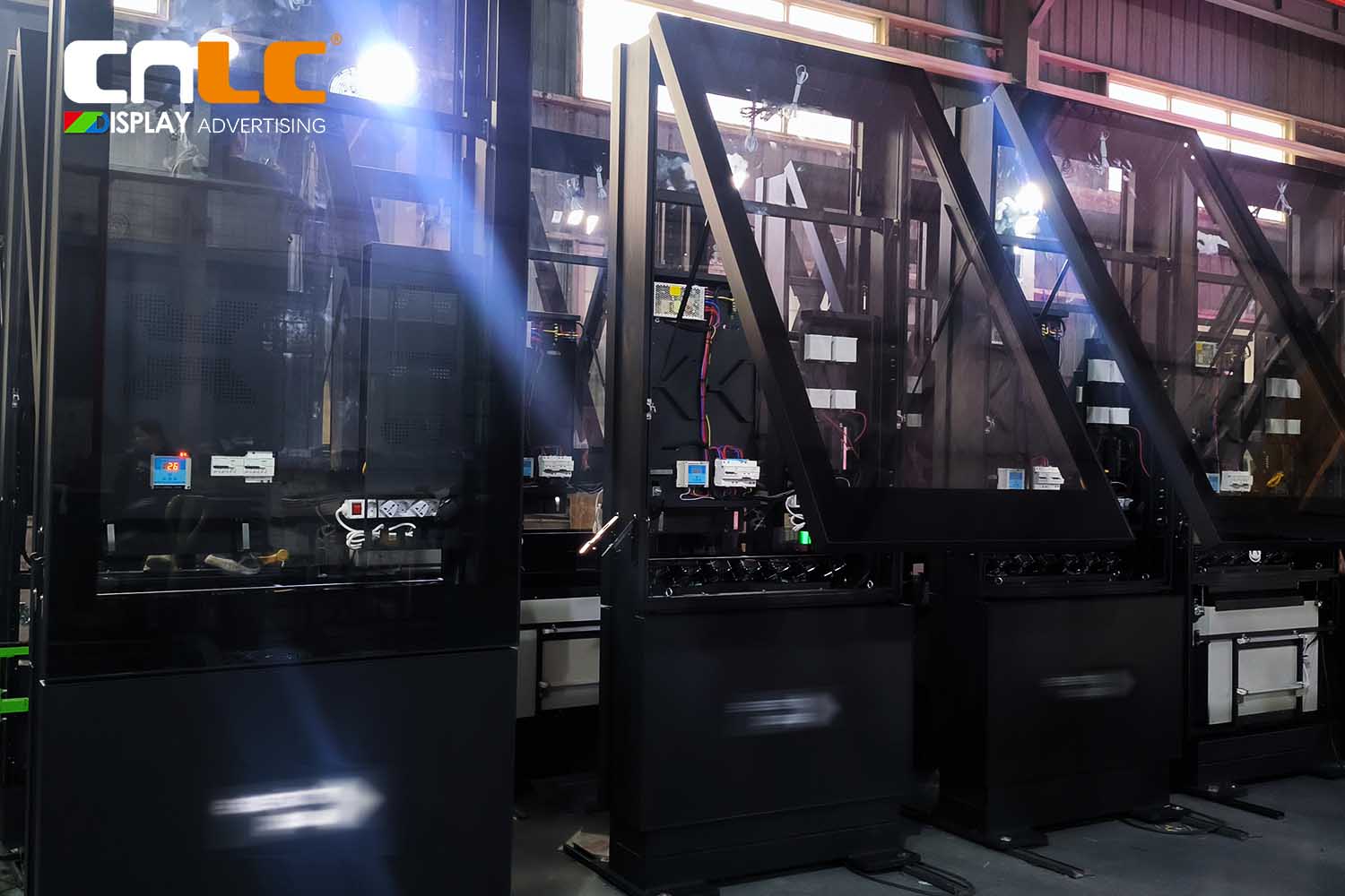 Boîtier LCD extérieur pour affichage numérique – Solution de boîtier en aluminium IP66