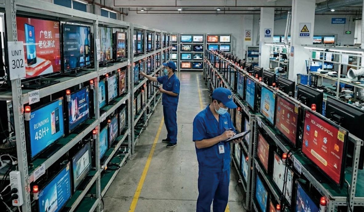 Aging test process for outdoor digital signage long-term reliability verification