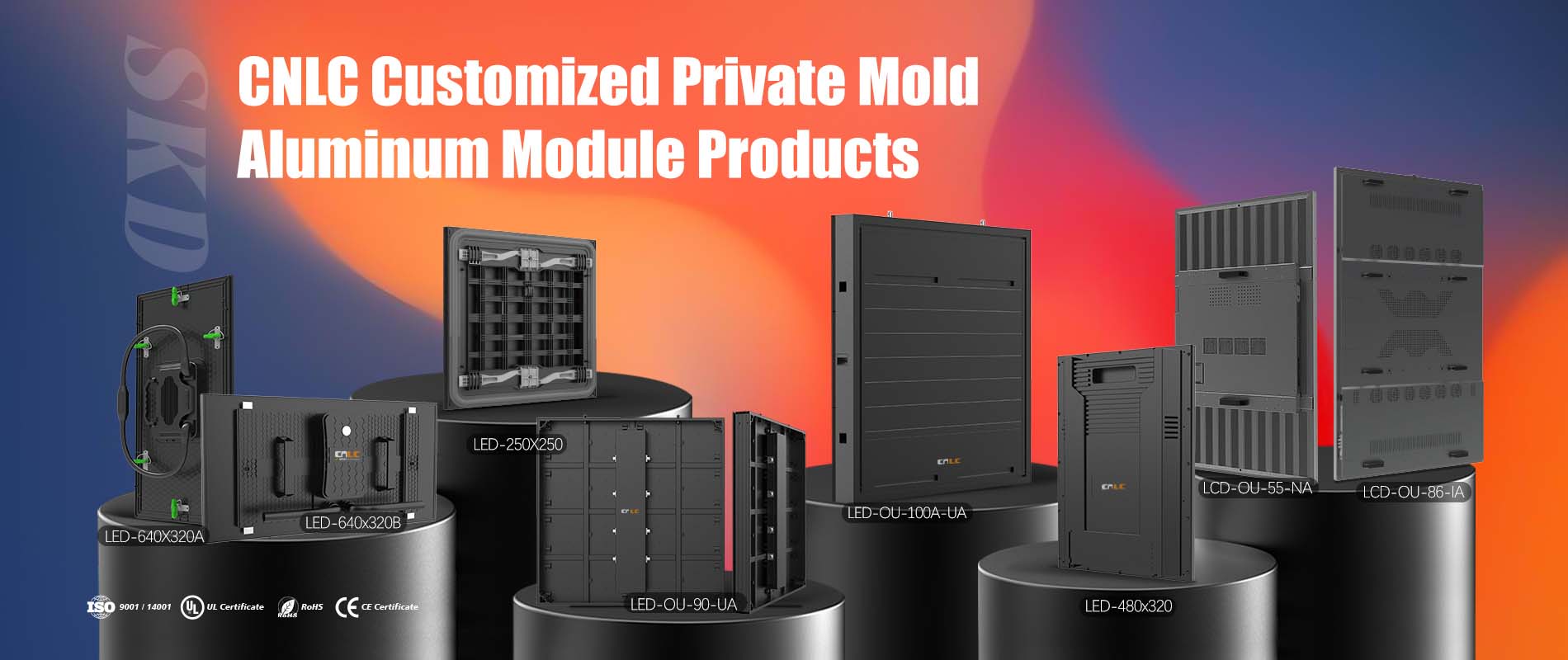 Panneaux d'affichage LED extérieurs