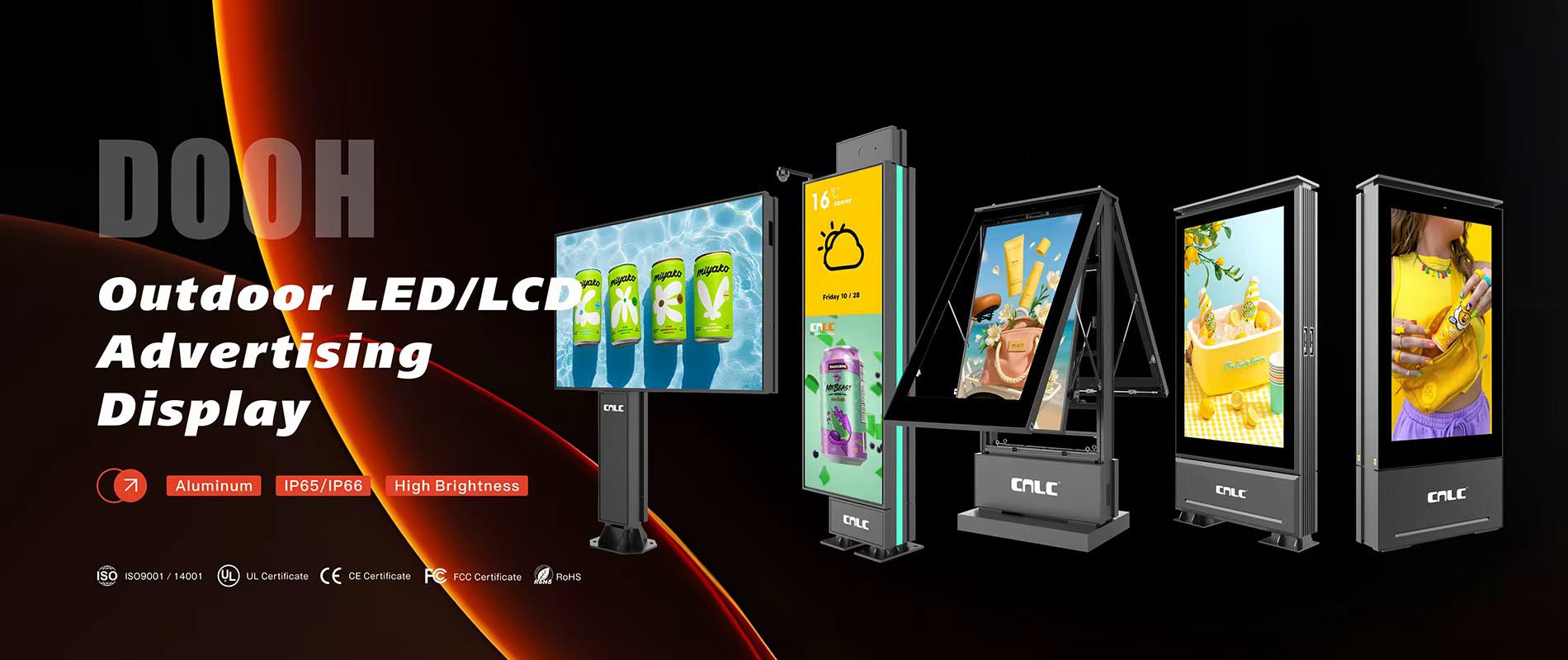 Écran LCD/LED extérieur Mupi