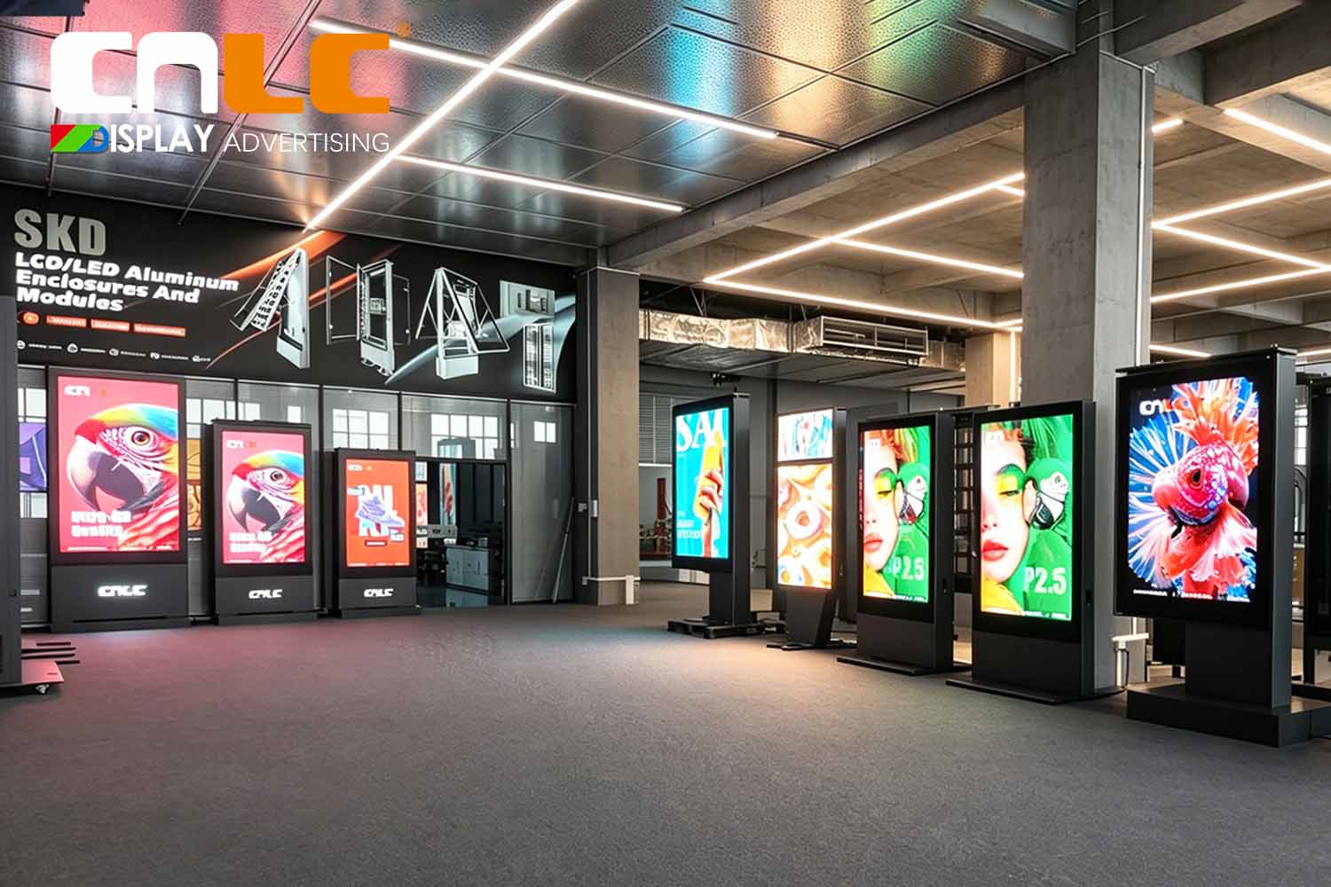 Bienvenue dans la nouvelle usine de fabrication de CNLC | Visite de l'usine d'affichage numérique extérieur LED et LCD