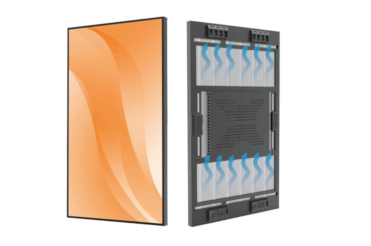 Outdoor interactive LCD kiosk with durable aluminum structure designed for long-term smart city applications