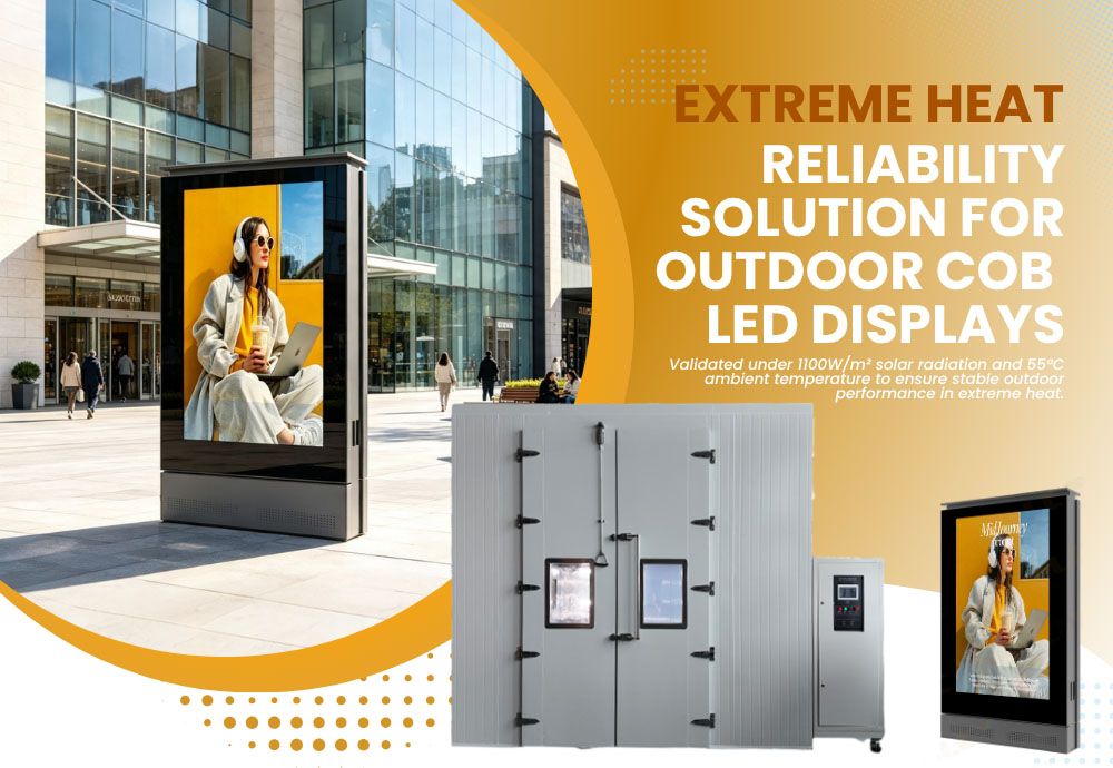 Outdoor COB LED Display High Temperature Reliability Solution