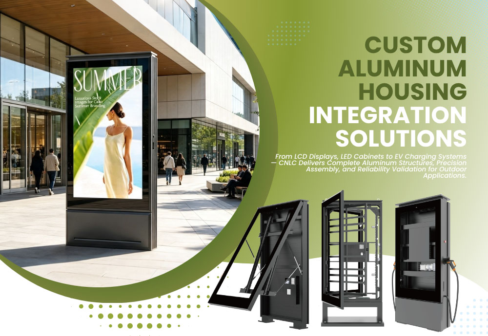 Custom Aluminum Housing Integration Solutions for LCD, LED & EV Charging Systems