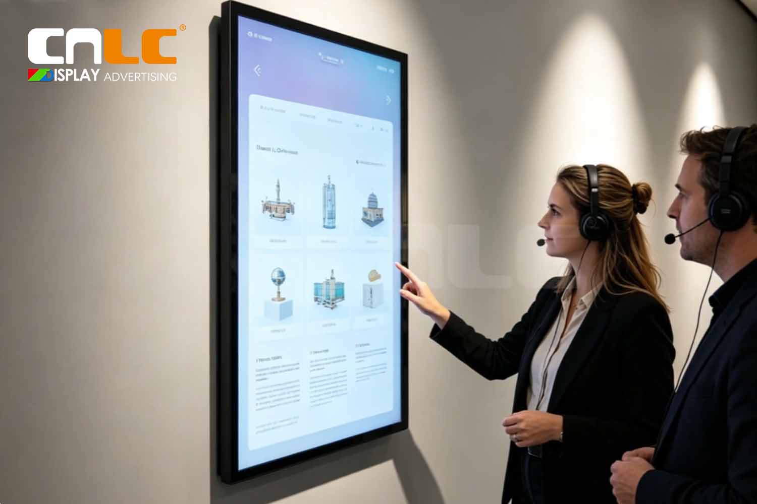 Vous recherchez un écran interactif professionnel pour des applications commerciales en intérieur ?
