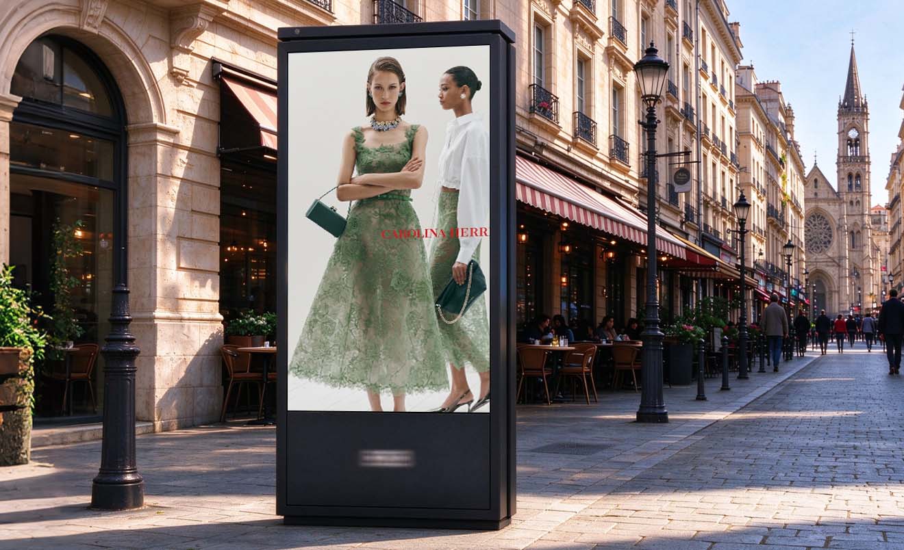 50 totems LED extérieurs P1.5 MiP en Europe